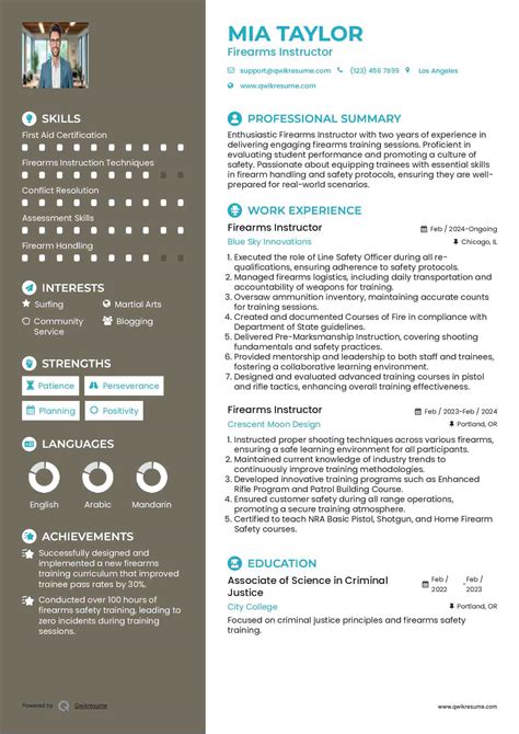 firearms instructor resume examples|Training Instructor Resume Samples .